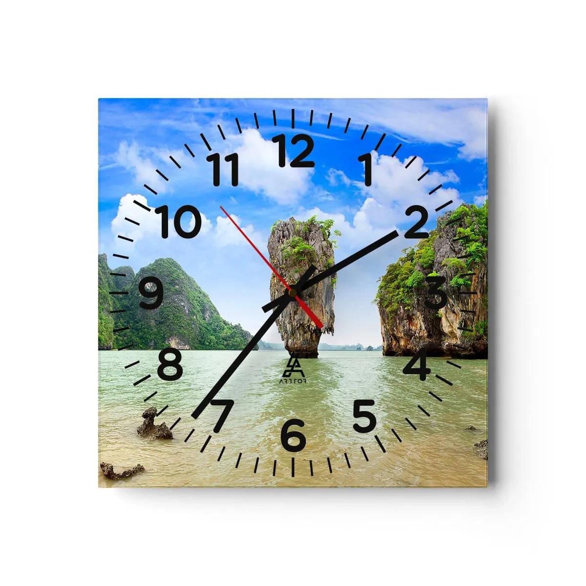 Horloge murale - Pendule murale - Merveilles rocheuses de la nature - 30x30 cm