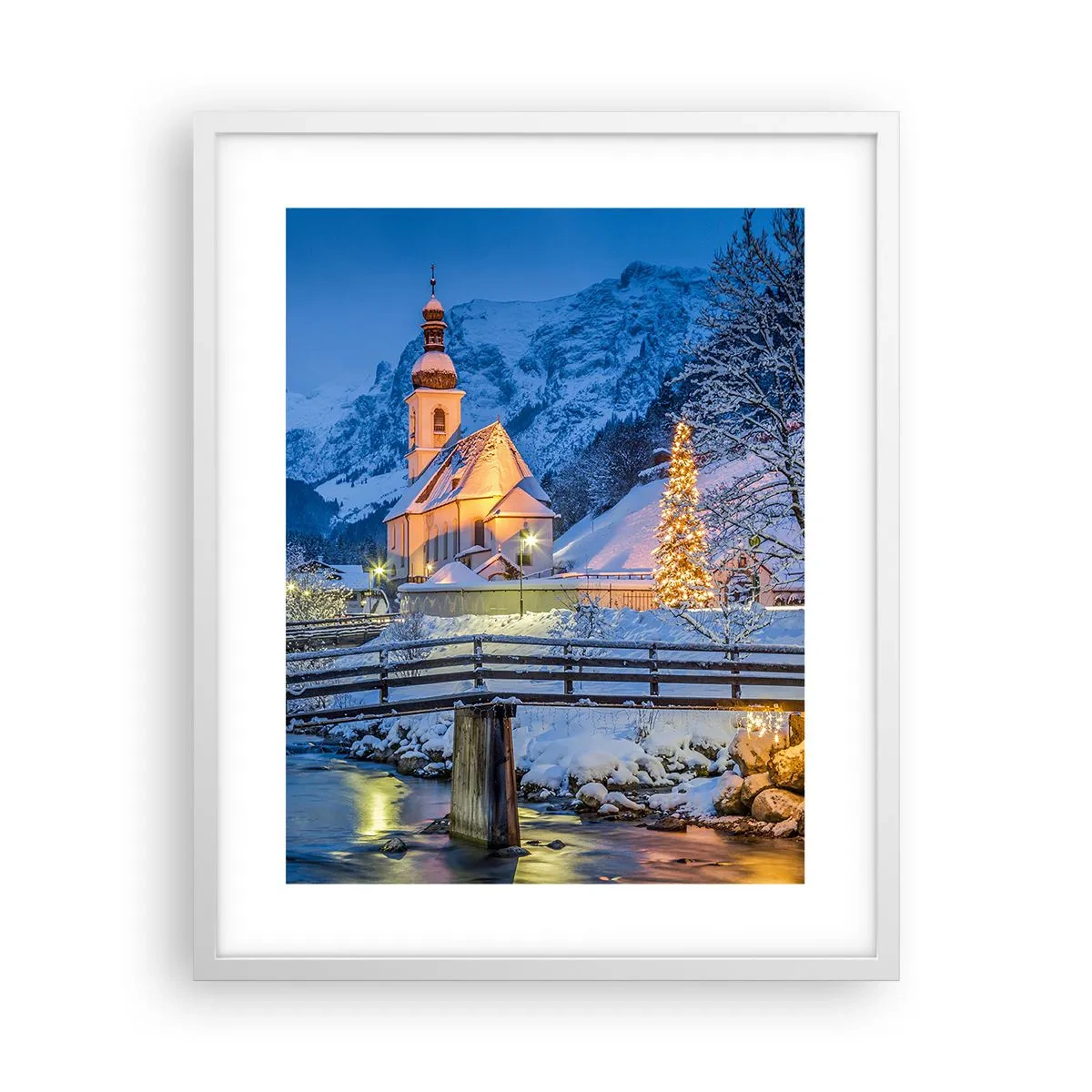 Affiche dans un cadre blanc - Poster - L'âme du monde - 40x50 cm