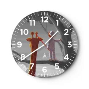 Horloge murale - Pendule murale - Cela arrive vraiment - 40x40 cm