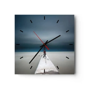 Horloge murale - Pendule murale - À la rencontre de l'immensité - 40x40 cm
