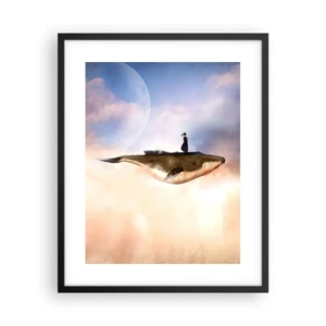 Affiche dans un cadre noir - Poster - Voyage irréel - 40x50 cm