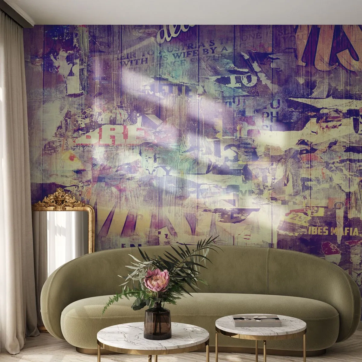 Papier Peint Autocollant Deluxe Sticker - Et c'est tout ce qu'il y a à faire - Graffiti, Mural, Graphique - 250x175 cm