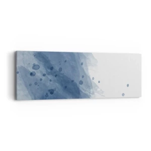 Impression sur toile - Image sur toile - Tulle bleu - 90x30 cm