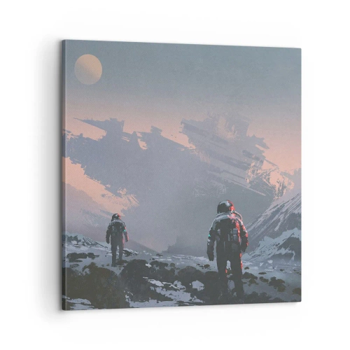 Impression sur toile - Image sur toile - Sous une étoile inconnue - 60x60 cm