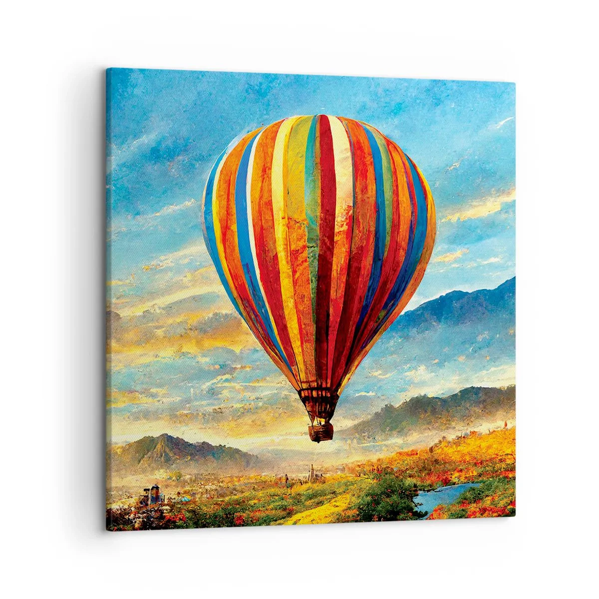 Impression sur toile - Image sur toile - Dans le silence on voit mieux - 50x50 cm