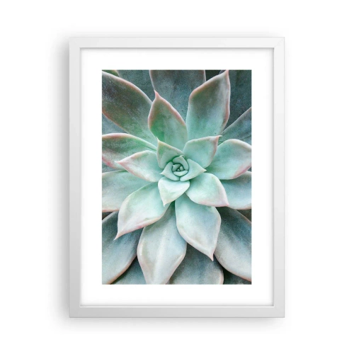 Affiche dans un cadre blanc - Poster - Le coeur du désert - 30x40 cm