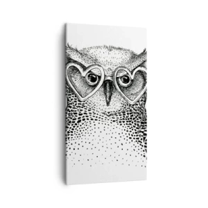 Impression sur toile - Image sur toile - Sagement et avec amour - 45x80 cm