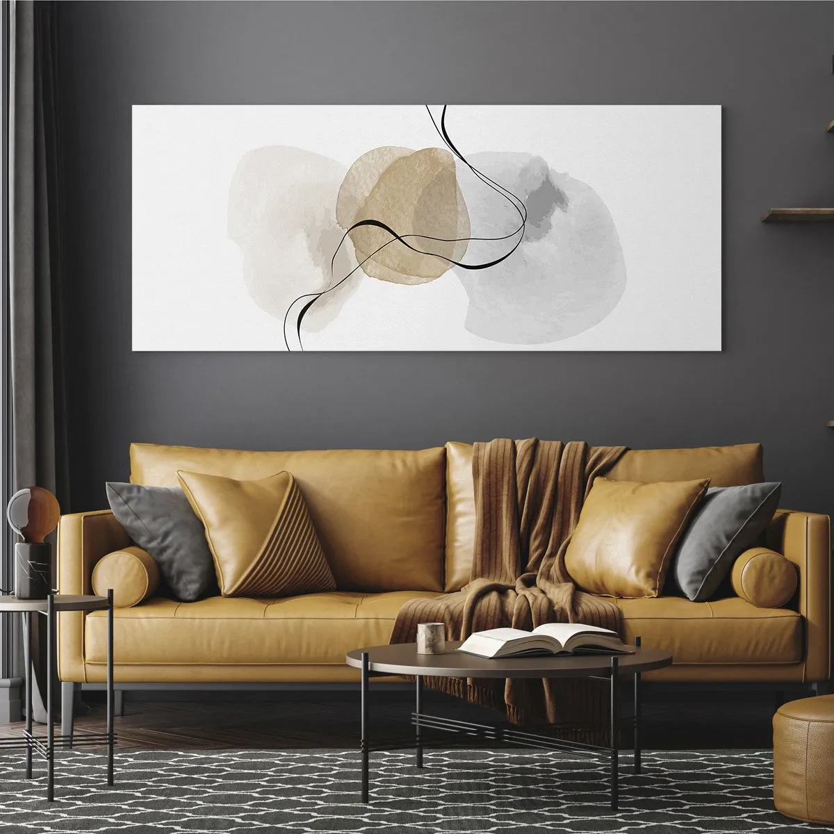 Impression sur verre - Image sur verre - Perles d'air - 100x40 cm