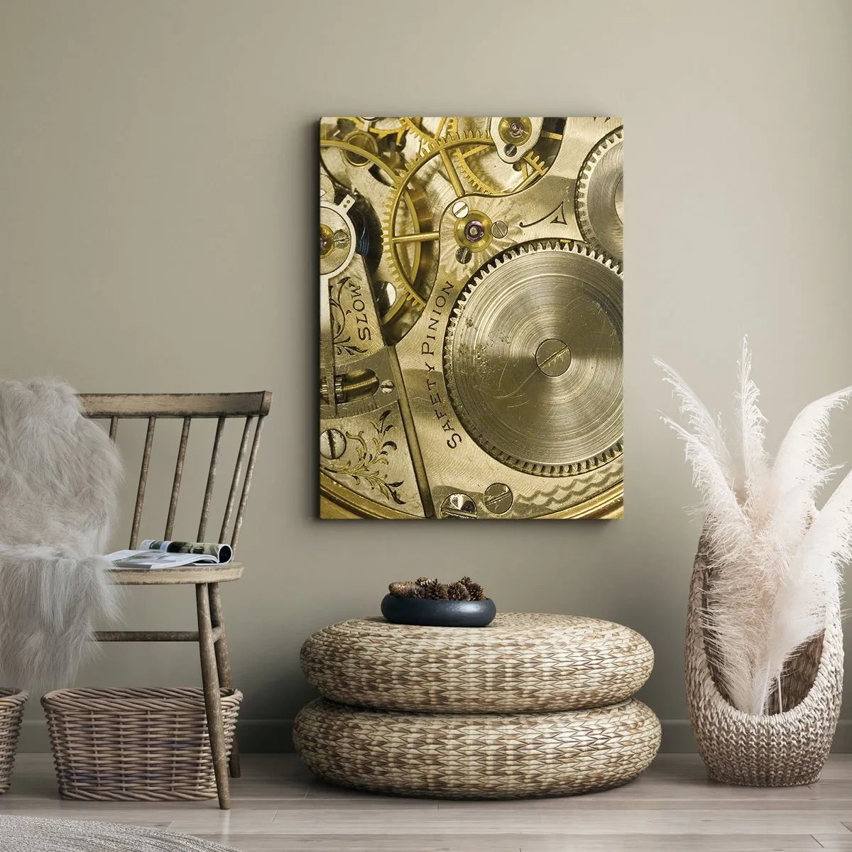 Impression sur toile - Image sur toile - Marcher avec son temps - 65x120 cm