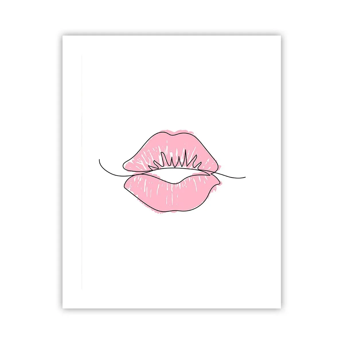 Affiche - Poster - Prêt à l'embrassade? - 40x50 cm