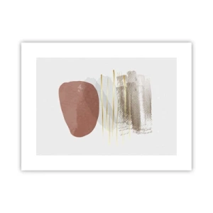 Affiche - Poster - Colonnade abstraite - 40x30 cm