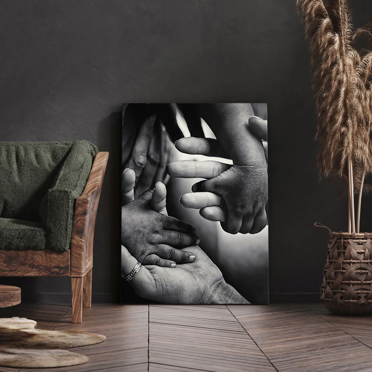 Impression sur toile - Image sur toile - Être humain - 45x80 cm