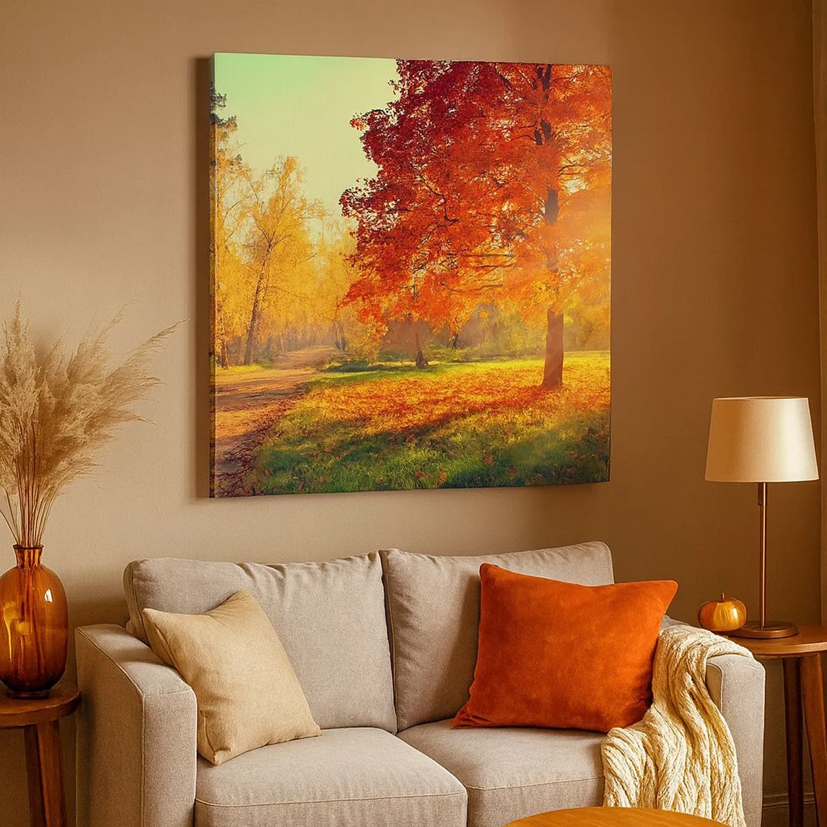 Impression sur toile - Image sur toile - Le roux est beau - 30x30 cm