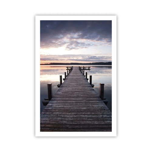 Affiche - Poster - Une frontière tranquille entre le jour et la nuit - 61x91 cm