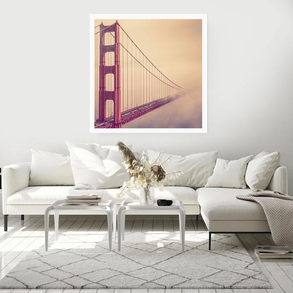 Affiche - Poster - Entre ciel et terre - 30x30 cm