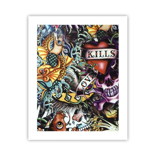Affiche - Poster - Le rêve du tatoueur - 40x50 cm
