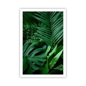 Affiche - Poster - Emmitouflé de verdure - 61x91 cm