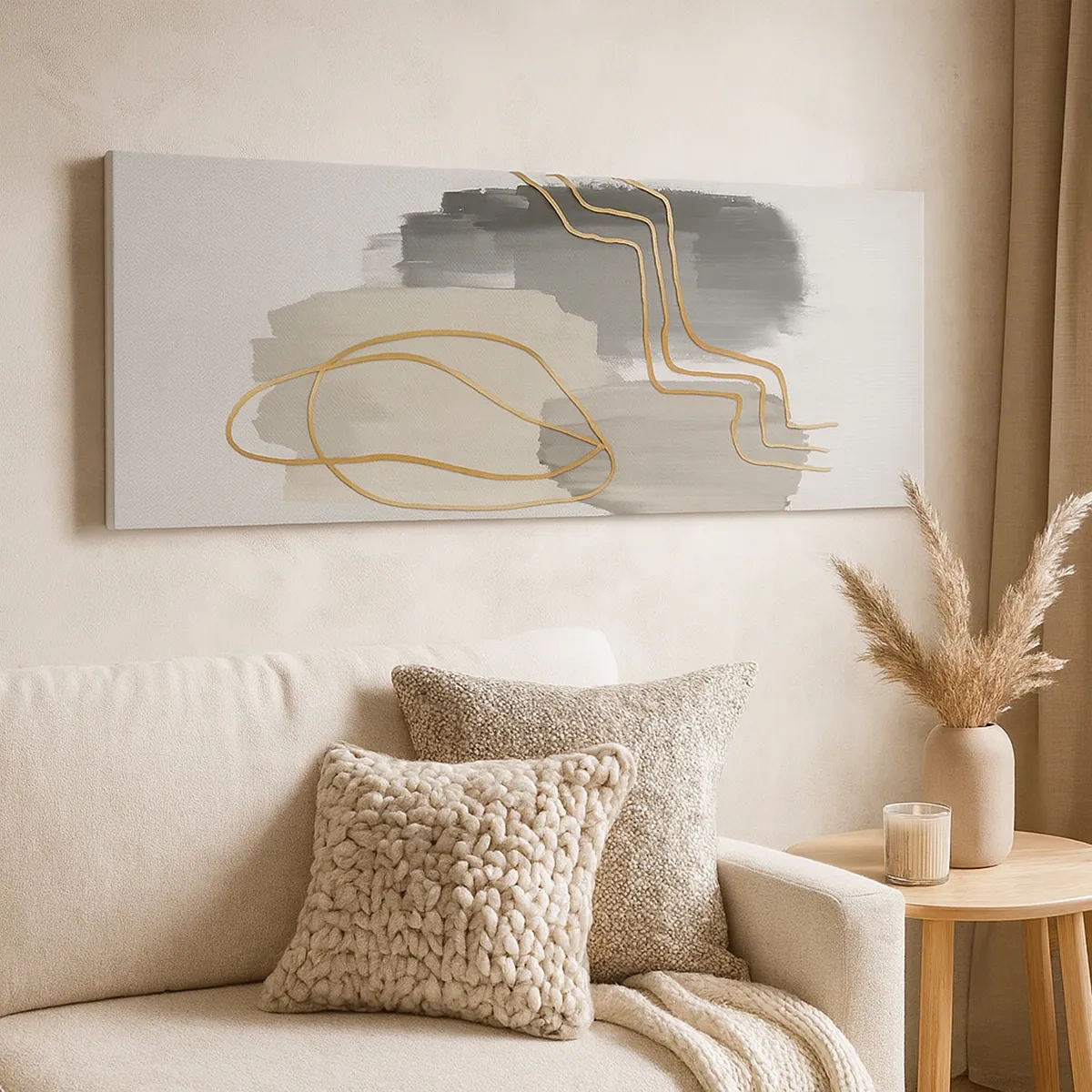 Impression sur toile - Image sur toile - Durée et mouvement - 30x30 cm