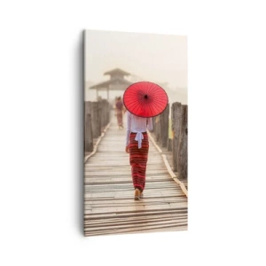 Impression sur toile - Image sur toile - Sur le vieux pont - 45x80 cm