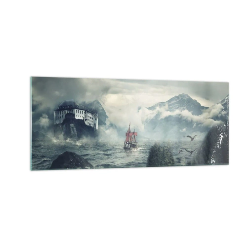 Impression sur verre - Image sur verre - Dans l'eau magique - 100x40 cm