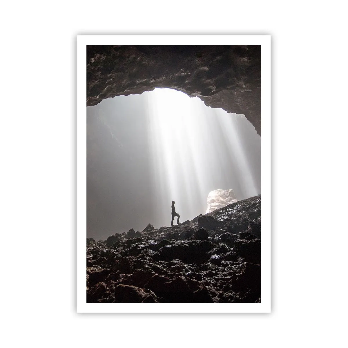 Affiche - Poster - Grotte lumineuse - 70x100 cm