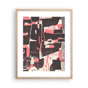 Affiche dans un chêne clair - Poster - Tout ce tapage - 40x50 cm