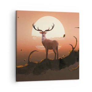 Impression sur toile - Image sur toile - Cette nuit ne ressemble à aucune autre - 50x50 cm