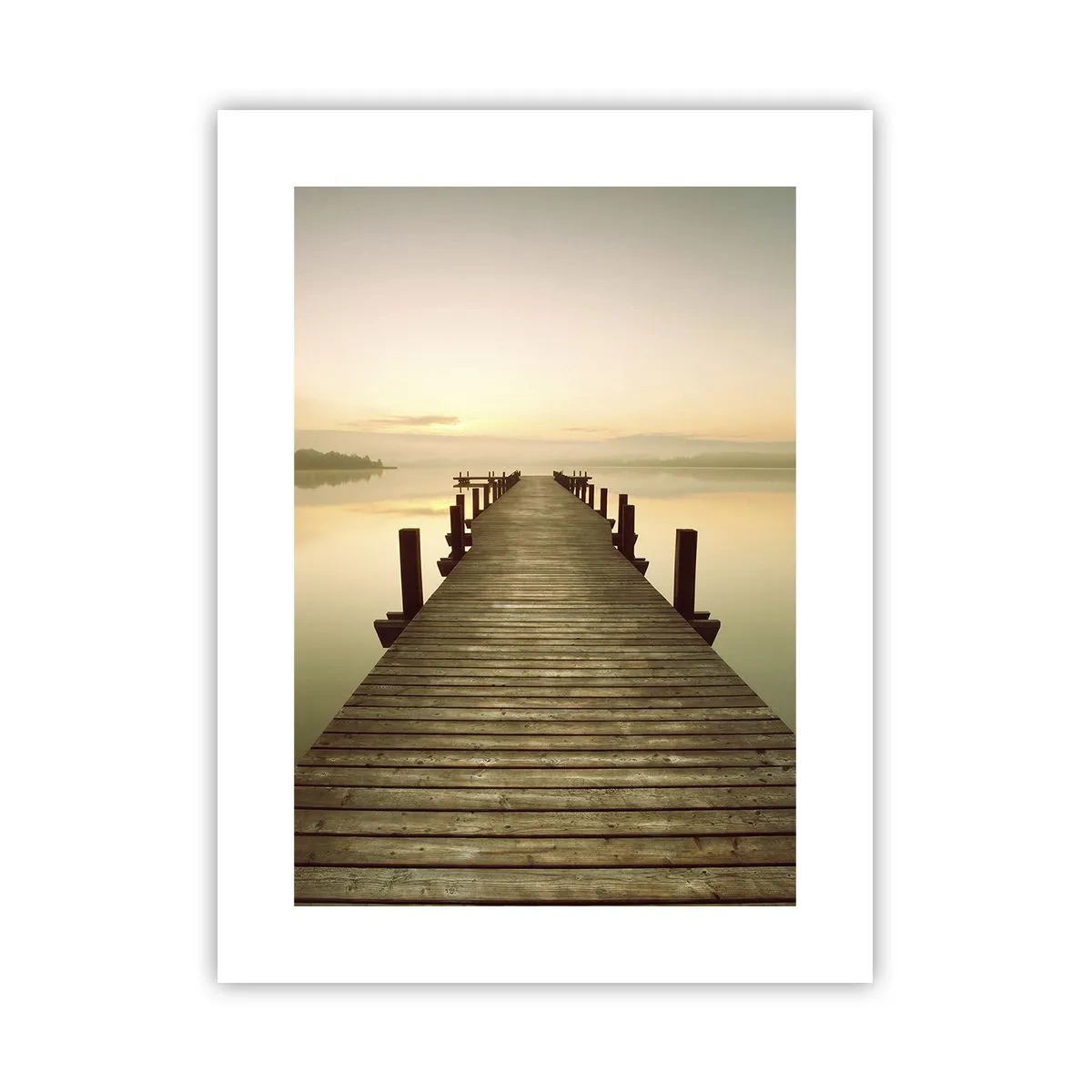 Affiche - Poster - L'aube, les premières lueurs, le jour  - 30x40 cm