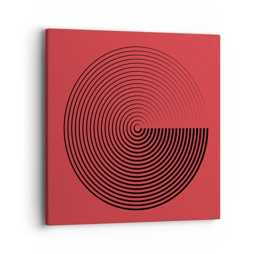 Impression sur toile - Image sur toile - Mouvement circulaire - 40x40 cm