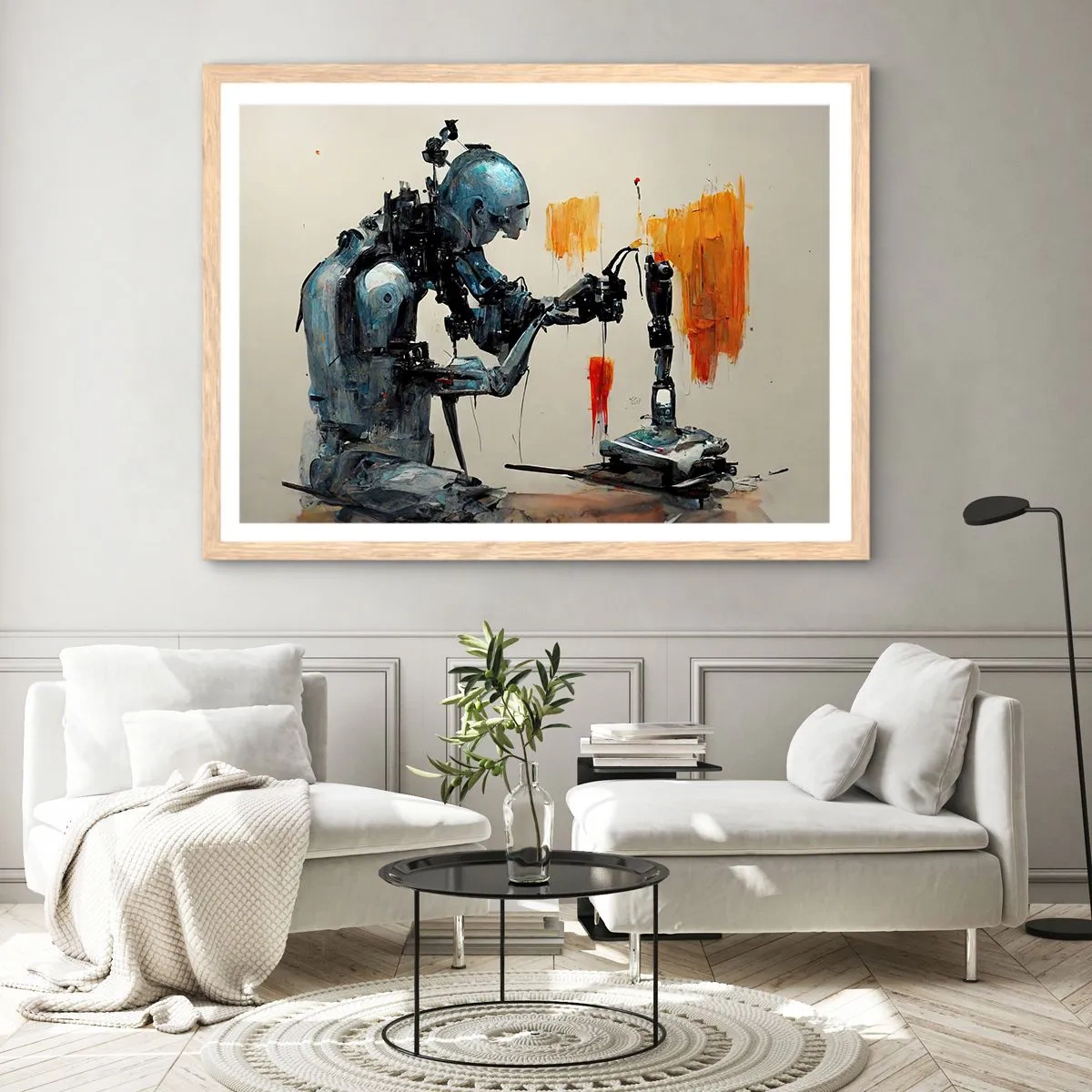 Affiche dans un chêne clair - Poster - Déjà demain… - 40x30 cm