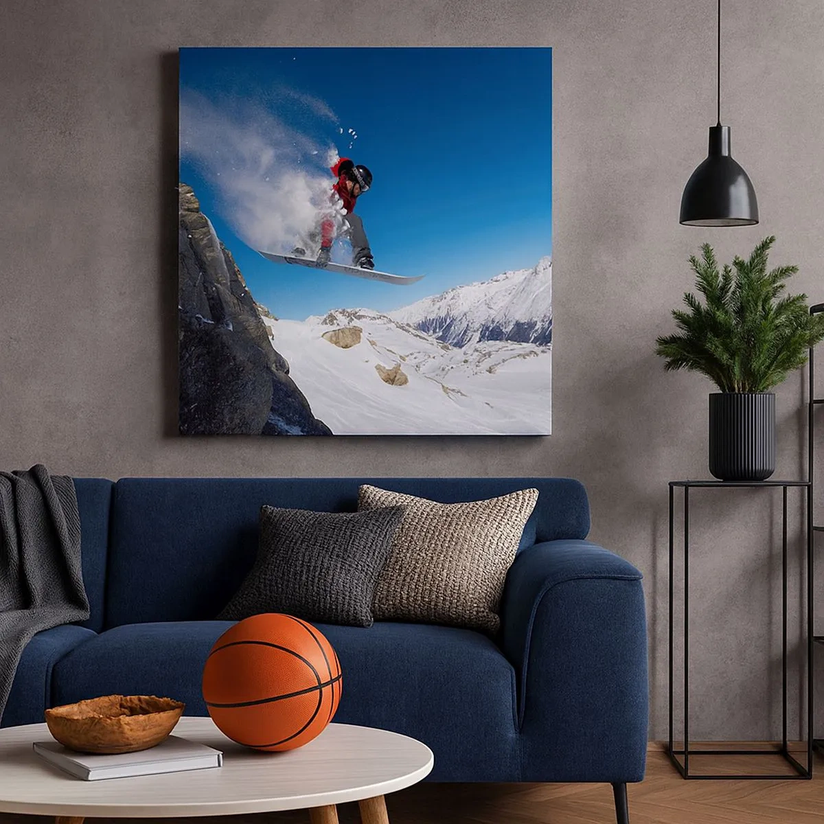 Impression sur toile - Image sur toile - Et tu es devenu une partie de l'espace - 30x30 cm