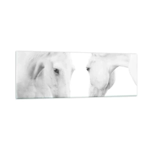 Impression sur verre - Image sur verre - Serait-ce de l’amitié? - 90x30 cm