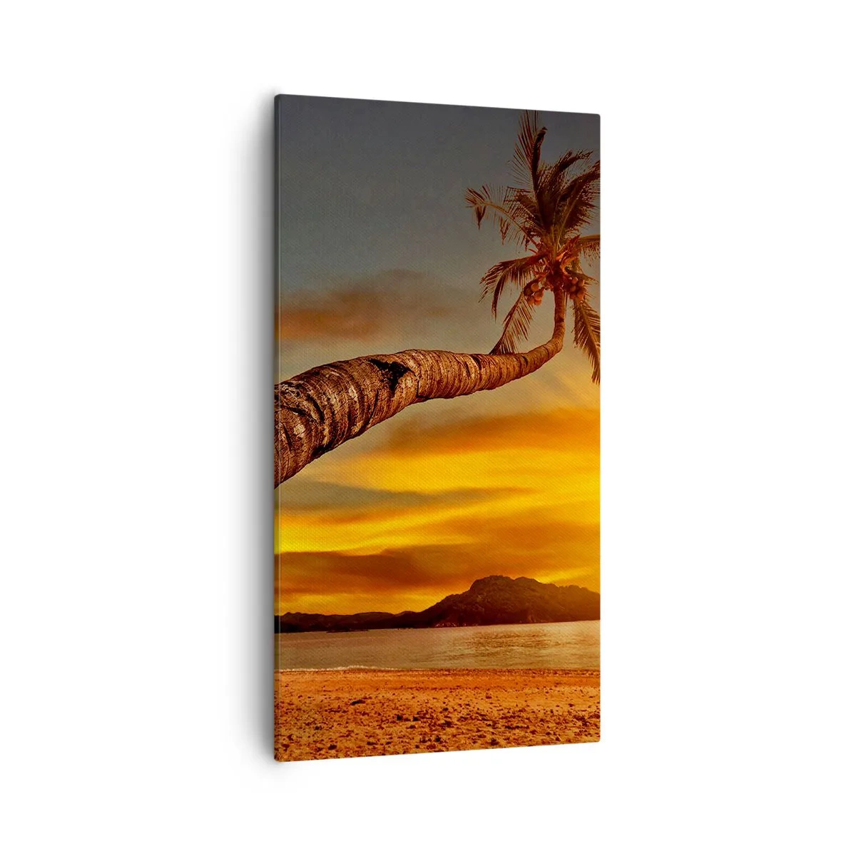 Impression sur toile - Image sur toile - Vacances exotiques, aventure caribéenne - 55x100 cm