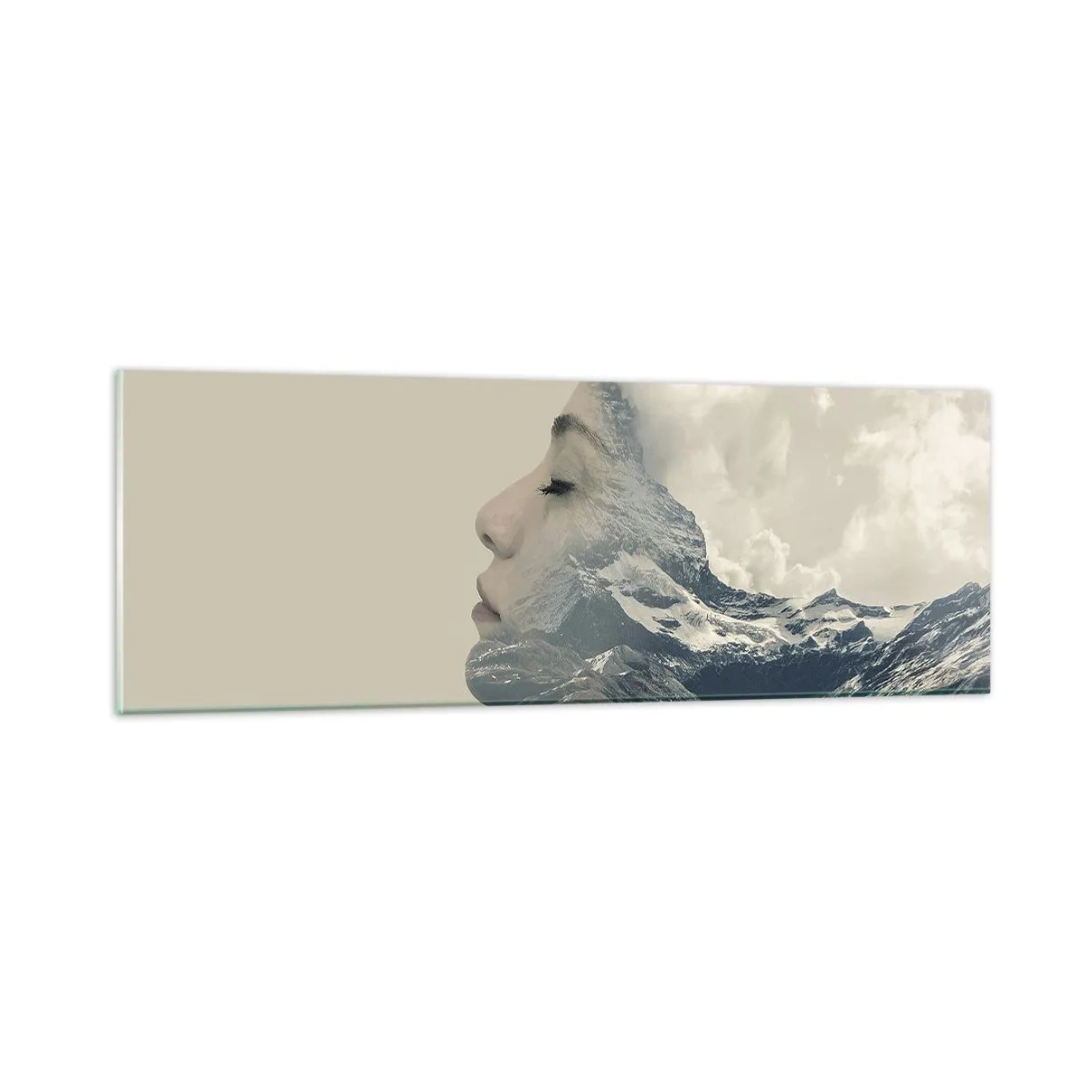Impression sur verre - Image sur verre - La beauté des éléments - 90x30 cm