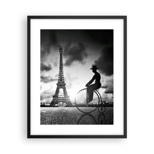 Affiche dans un cadre noir - Poster - Nostalgie de la Belle Epoque - 40x50 cm