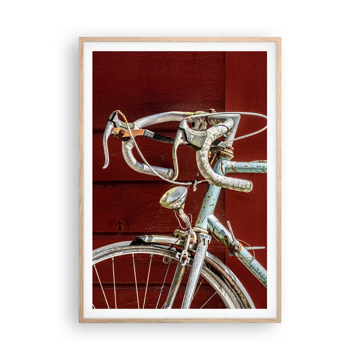 Affiche dans un chêne clair - Poster - Construit pour la victoire - 70x100 cm