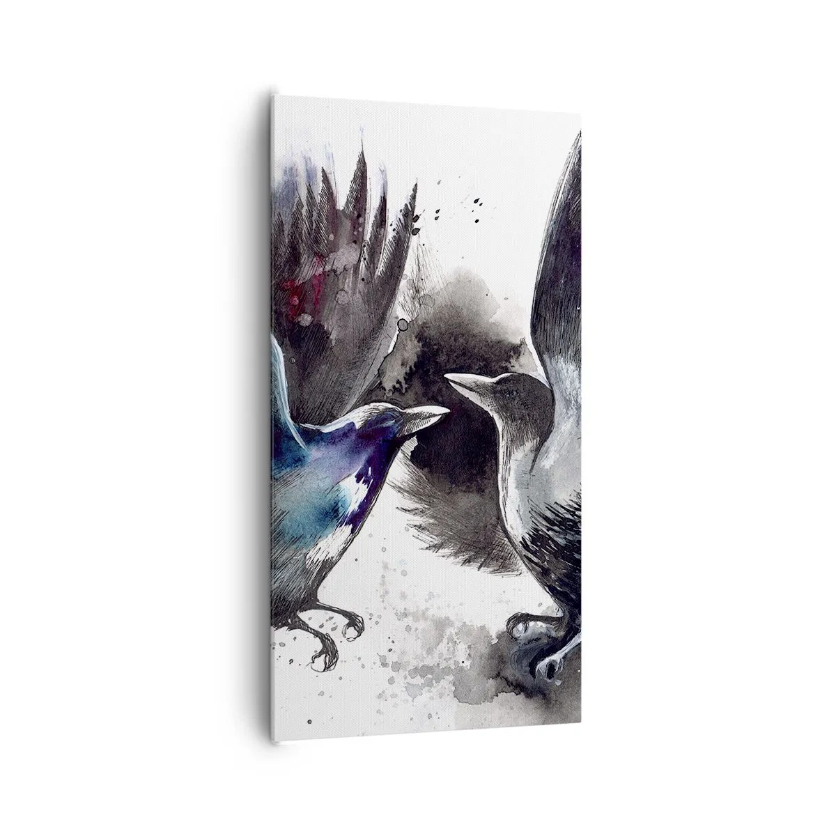 Impression sur toile - Image sur toile - Le corbeau des corbeaux - 65x120 cm