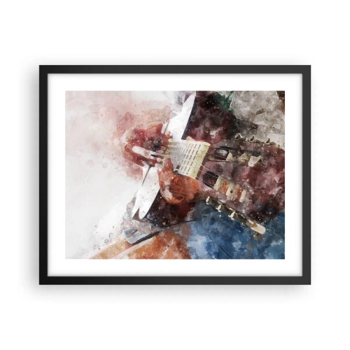 Affiche dans un cadre noir - Poster - Et qu'en pensez-vous ? - 50x40 cm