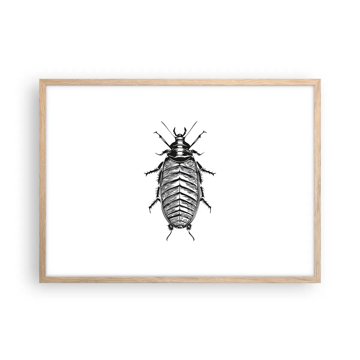 Affiche dans un chêne clair - Poster - Quel spécimen! - 70x50 cm