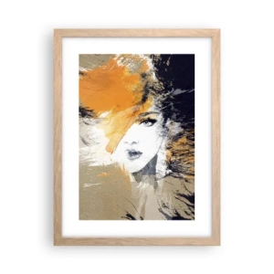 Affiche dans un chêne clair - Poster - Et la lumière fut - 30x40 cm