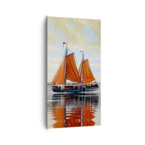 Impression sur toile - Image sur toile - He, navigue, marin - 65x120 cm