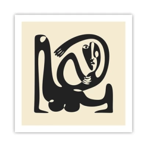 Affiche - Poster - Presque du Picasso - 60x60 cm
