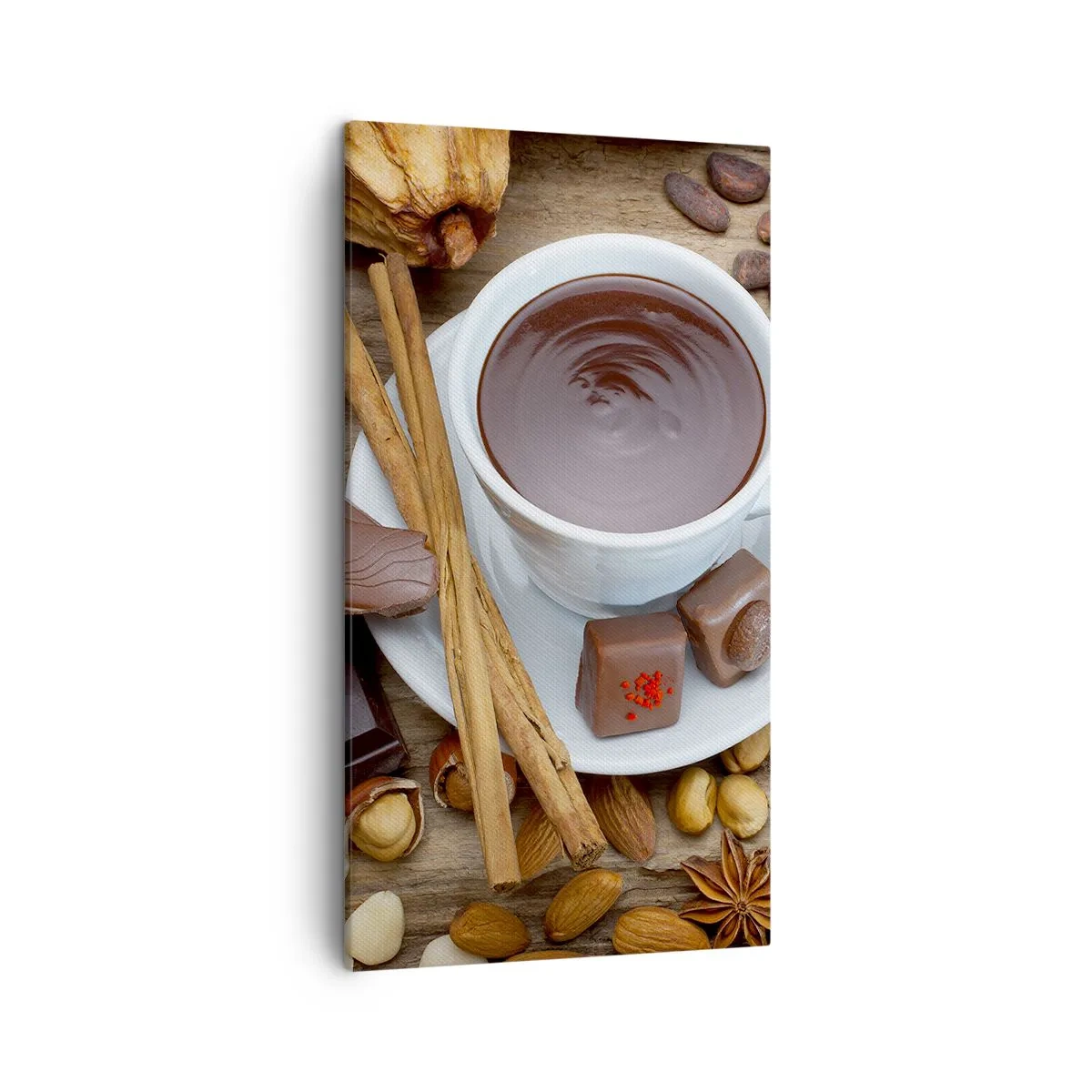 Impression sur toile - Image sur toile - D'une chocolaterie de conte de fées - 45x80 cm