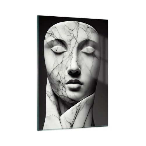 Impression sur verre - Image sur verre - Marmurowe kształty - 80x120 cm