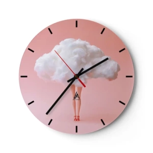 Horloge murale - Pendule murale - Douce promesse - 40x40 cm