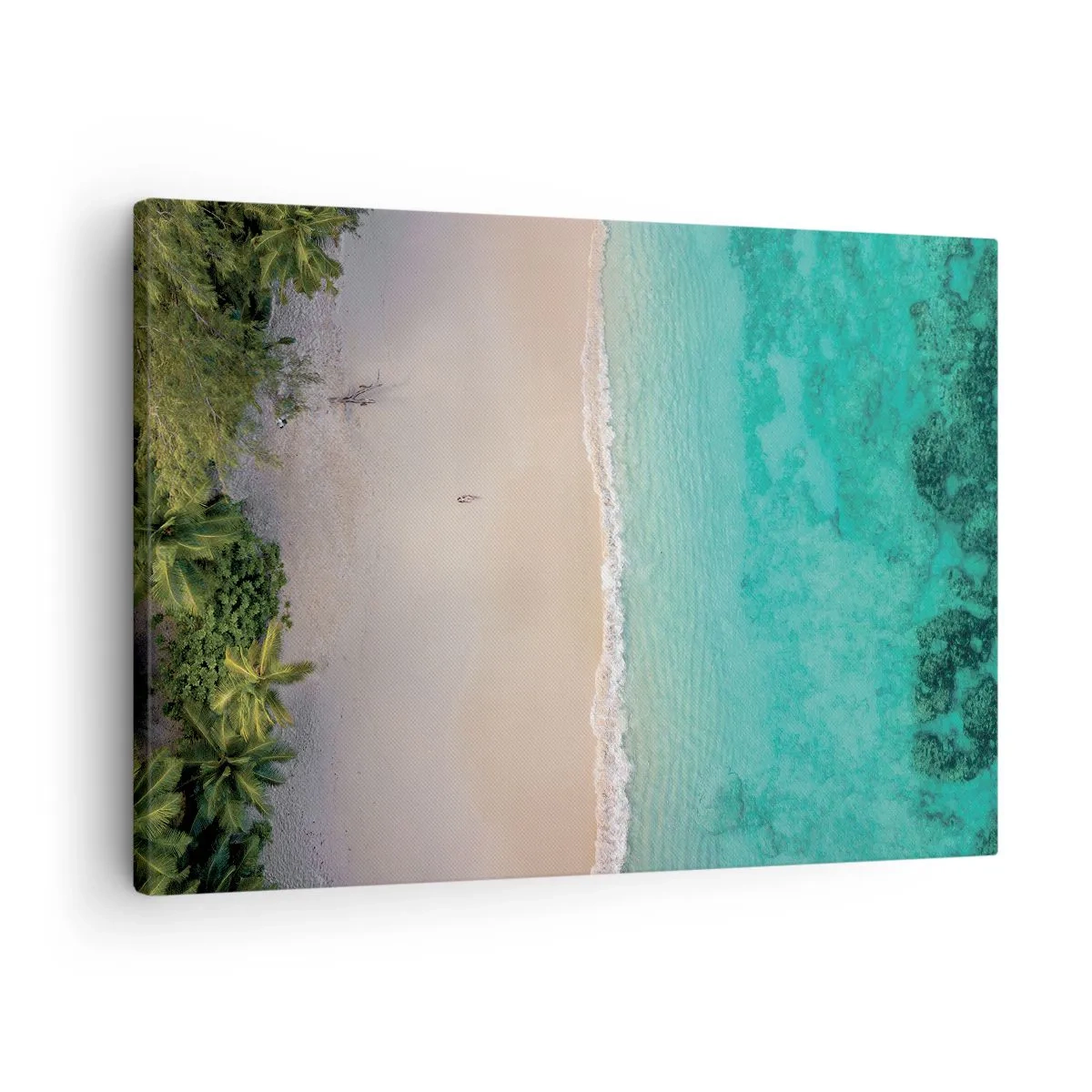 Impression sur toile - Image sur toile - Plage paradisiaque - 70x50 cm