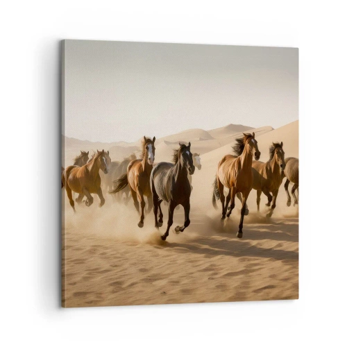 Impression sur toile - Image sur toile - Libre comme le vent - 60x60 cm