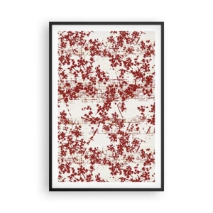 Affiche dans un cadre noir - Poster - Comme un calicot ancien - 61x91 cm