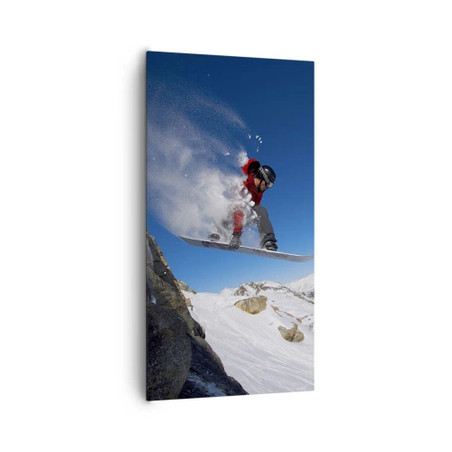 Impression sur toile - Image sur toile - Et tu es devenu une partie de l'espace - 65x120 cm