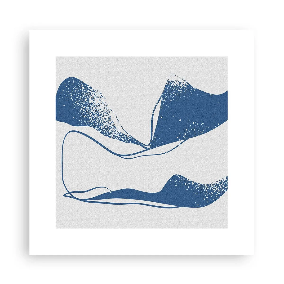 Affiche - Poster - Abstraction ailée - 30x30 cm